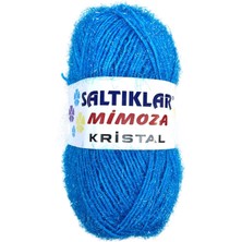 Mimoza Kristal Işıltılı Şal Patik Yelek Ipi 03