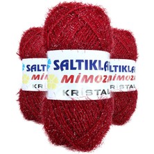 3 Adet Mimoza Kristal Işıltılı Şal Patik Yelek Ipi 24