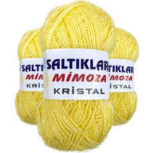 3 Adet Mimoza Kristal Işıltılı Şal Patik Yelek Ipi 48