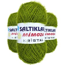 3 Adet Mimoza Kristal Işıltılı Şal Patik Yelek Ipi 44