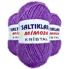 3 Adet Mimoza Kristal Işıltılı Şal Patik Yelek Ipi 09