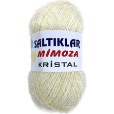 Mimoza Kristal Işıltılı Şal Patik Yelek Ipi 65