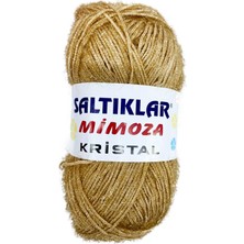 Mimoza Kristal Işıltılı Şal Patik Yelek Ipi 100