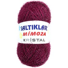 Mimoza Kristal Işıltılı Şal Patik Yelek Ipi 26