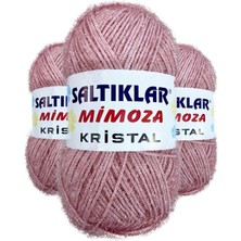 3 Adet Mimoza Kristal Işıltılı Şal Patik Yelek Ipi 38