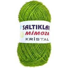 Mimoza Kristal Işıltılı Şal Patik Yelek Ipi 47