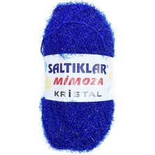 Mimoza Kristal Işıltılı Şal Patik Yelek Ipi 04