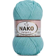 Pırlanta Amigurumi El Örgü Ipi Yünü Su Yeşili 1297