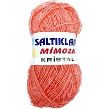 Mimoza Kristal Işıltılı Şal Patik Yelek Ipi 19