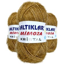 3 Adet Mimoza Kristal Işıltılı Şal Patik Yelek Ipi 54