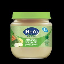 Nessiworld Hero Baby Anadolu Sebzeleri Kavanoz Mama 120 gr