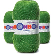 Kapamarka Festival Simli Örgü Ipi Yünü Renk NO:235 3 Ad.