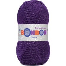 Festival Simli Örgü Ipi Yünü Renk NO:232