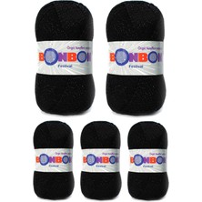 Kapamarka Festival Simli Örgü Ipi Yünü Renk NO:206 5 Ad.