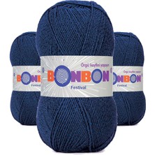 Kapamarka Festival Simli Örgü Ipi Yünü Renk NO:488 3 Ad.