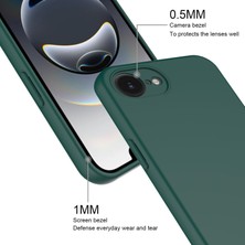 Leybaks Apple iPhone 16E Uyumlu Kılıf Içi Kadife Silikon Case