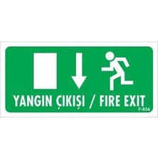 Yangın Toplanma Yeri Uyarı Levhası 17,5X25 KOD:934