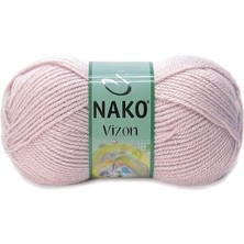 Vizon Premium Akrilik El Örgü Ipi Yünü Renk NO:318 Gül Goncası