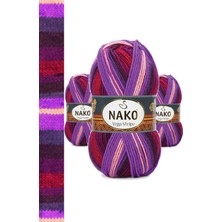 Kapamarka Vega Stripe Premium Akrilik El Örgü Ipi Yünü No: 82412 3 Ad.
