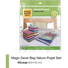 Xxl Boy (80 cm x 100 Cm) Vakumlu Poşet - Vakumlu Hurç - Vakumlu Torba