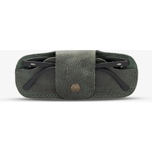 Hera El Yapımı Hakiki Deri Unisex Kadın Erkek Gözlük Kılıfı/kabı/kesesi