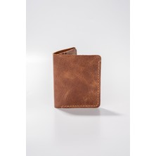 Ares El Yapımı Hakiki Deri Para Bölmeli Kartlık Unisex Kadın Erkek Cüzdan