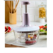 Yakut Üstten Basmalı El Rondo Blender Çelik Bıcaklı Lila