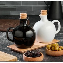 2'li Bambu Standlı Yağdanlık