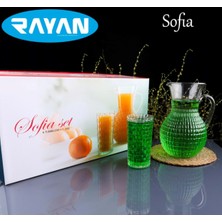 Rayan Sofia 7 Parça Sürahi Meşrubat Seti