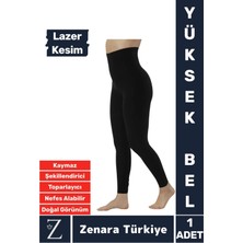 Günlük Iç Göstermez Kaymaz Vücut Sıkılaştıran Incelten Toparlayan Lazer Kesim Yüksek Bel Tayt Korse