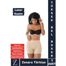 Gündelik Iz Iç Göstermez Kaymaz Vücut Sıkılaştıran Şekillendiren Toparlayan Lazer Kesim Boxer Korse