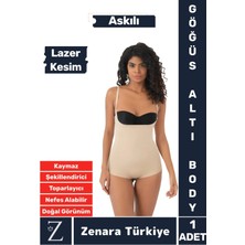 Iç Göstermez Kaymaz Sıkılaştıran Şekillendiren Toparlayan Lazer Kesim Askılı Gögüs Altı Body Korse