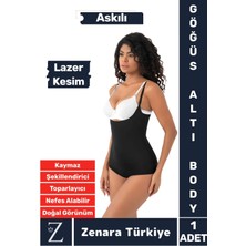 Iç Göstermez Kaymaz Sıkılaştıran Şekillendiren Toparlayan Lazer Kesim Askılı Gögüs Altı Body Korse