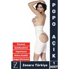 Özel Üretim Gündelik Iç Göstermez Kaymaz Vücut Şekillendiren Sıkılaştıran Toparlayan Popo Açık Korse