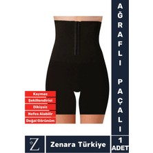 Özel Üretim Günlük Iç Göstermez Vücut Şekillendiren Toparlayan Beden Küçülten Ağraflı Paçalı Korse
