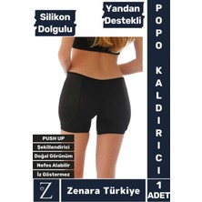 Kaymaz Iz Iç Göstermez Push Up Popo Kaldırıcı Şekillendiren Yandan Destekli Dolgulu Şort Korse