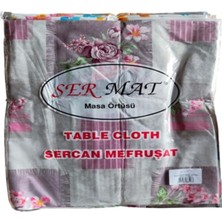 Kapamarka 100X140 Sermat Masa Örtüsü Masalık Hazır Düz Kesim -MH136