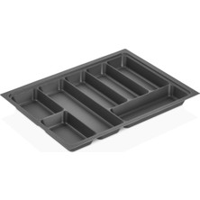 Kapamarka Tiny Antrasit 7 Gözlü Kaşıklık 50X36 Cm -ACERO-20374