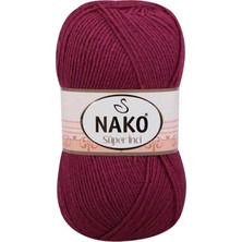 1 Adet Süper Inci El Örgü Ipi 100 gr Vişne Çürüğü 2187