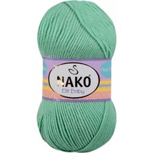 Kapamarka Elite Baby El Örgü Ipi Tüylenmeyen Bebek Yünü Siyam Yeşili 10001 1 Ad.