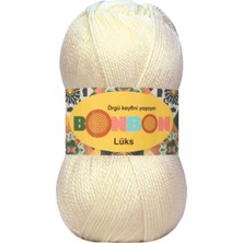 1 Adet Lüks Patik Ipi Yünü Krem 98223