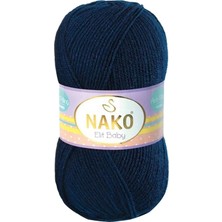 Kapamarka Elite Baby El Örgü Ipi Tüylenmeyen Bebek Yünü Lacivert 10094 1 Ad.