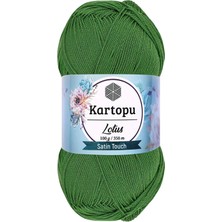 1 Adet Lotus Bikini Büstiyer Bluz Örgü Ipi  K486 Çam Yeşili