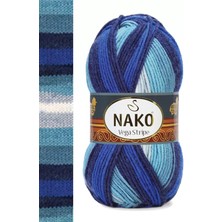 Kapamarka Vega Stripe Premium Akrilik El Örgü Ipi Yünü No: 82423 1 Ad.