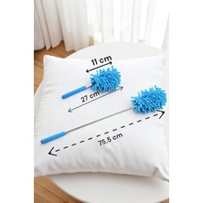 Katilus Teleskopik Mikrofiber Pratik Uzayabilen Toz Alma Fırçası Uzayabilen Toz Alma Fırçası Aparatı