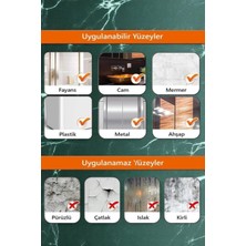 Çift Taraflı Nano Bant 1 Metre 30 mm Güçlü Bant Zemin Duvar Halı Tablo Yapıştırma Bandı