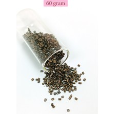 Kapamarka Kesme Cam Boncuk 2mm - - Mat Kahverengi - BNC396 60 Gr