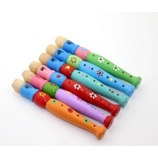 Ahşap Renkli Flüt Küçük Boy