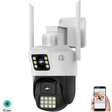 X5 Tech RX-23AI 3+3mp Wifi Çift Lens Full Hd Sesli Ip Kamera