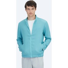 Kip Nil Yeşili Regular Fit Casual Dokuma Mont